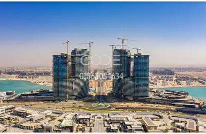 Apartment - 2 Bedrooms - 2 Bathrooms for sale in The Gate Towers - New Alamein City - Al Alamein - North Coast