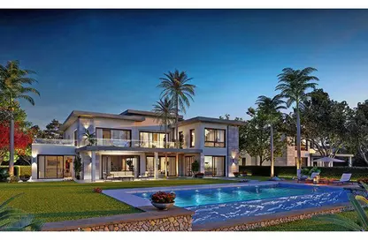 Villa - 5 Bedrooms - 4 Bathrooms for sale in Swan Lake Residence - 5th Settlement Compounds - The 5th Settlement - New Cairo City - Cairo