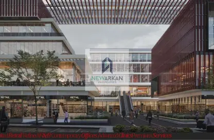 Office Space - Studio for sale in Five Fifty Five - Al Mostakbal St. - 2nd District - Sheikh Zayed City - Giza