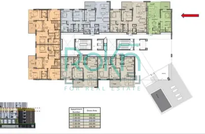 Apartment - 1 Bedroom - 2 Bathrooms for sale in Arkan Palm 205 - Sheikh Zayed Compounds - Sheikh Zayed City - Giza