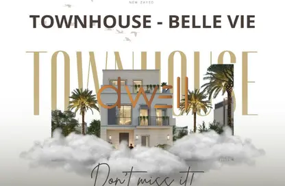 Townhouse - 4 Bedrooms - 3 Bathrooms for sale in Belle Vie - New Zayed City - Sheikh Zayed City - Giza Townhouse - 4 Bedrooms - 3 Bathrooms for sale in Belle Vie - New Zayed City - Sheikh Zayed City - Giza