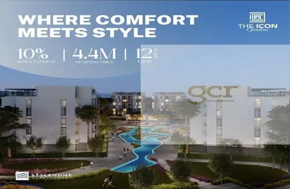 Duplex - 5 Bedrooms - 3 Bathrooms for sale in The Icon Residence - 5th Settlement Compounds - The 5th Settlement - New Cairo City - Cairo