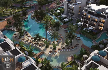 Apartment - 2 Bedrooms - 1 Bathroom for sale in Magawish Resort - Hurghada Resorts - Hurghada - Red Sea