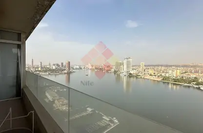 Apartment - 3 Bedrooms - 3 Bathrooms for rent in Nile Corniche St. - Al Agouza - Giza