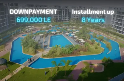 Apartment - 2 Bedrooms - 2 Bathrooms for sale in Sun Capital - Fayoum Desert road - 6 October City - Giza