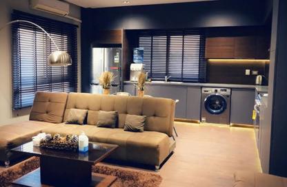 Apartment - 1 Bedroom - 2 Bathrooms for rent in South Teseen St. - The 5th Settlement - New Cairo City - Cairo