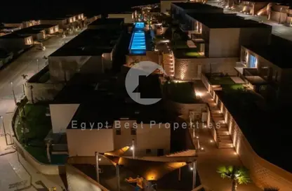 منزل مزدوج - 4 غرف نوم - 4 حمامات للبيع في المونت جلاله - العين السخنة - السويس