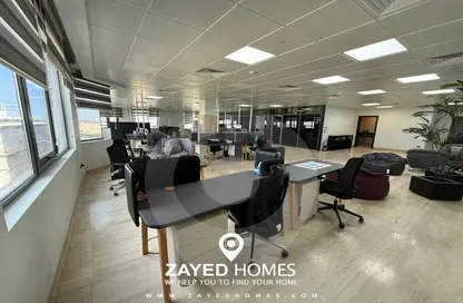 Office Space - Studio - 2 Bathrooms for rent in The portal - Beverly Hills - Sheikh Zayed Compounds - Sheikh Zayed City - Giza