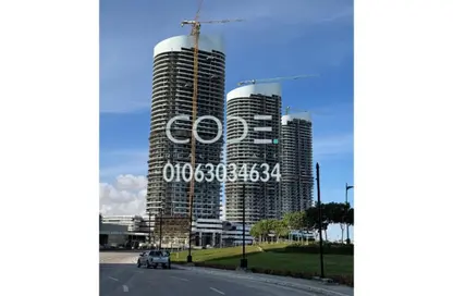 Apartment - 2 Bedrooms - 2 Bathrooms for sale in North Edge Towers - New Alamein City - Al Alamein - North Coast