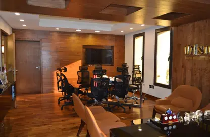Office Space - Studio - 1 Bathroom for rent in Bank Center Street - South Teseen St. - The 5th Settlement - New Cairo City - Cairo