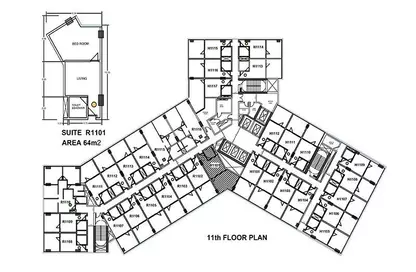 Hotel Apartment - 1 Bedroom - 1 Bathroom for sale in New Cairo City - Cairo