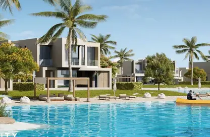 Apartment - 2 Bedrooms - 3 Bathrooms for sale in Azha North - Ras Al Hekma - North Coast