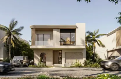 Twin House - 5 Bedrooms - 5 Bathrooms for sale in New Zayed City - Sheikh Zayed City - Giza