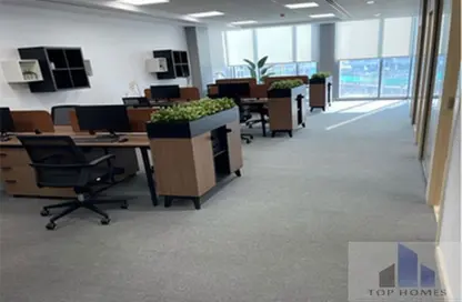 Office Space - Studio - 1 Bathroom for rent in Bank Center Street - South Teseen St. - The 5th Settlement - New Cairo City - Cairo