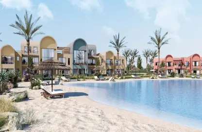 Chalet - 2 Bedrooms - 2 Bathrooms for sale in Ancient Sands Resort - Al Gouna - Hurghada - Red Sea