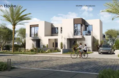 Twin House - 3 Bedrooms - 4 Bathrooms for sale in Solana - New Zayed City - Sheikh Zayed City - Giza