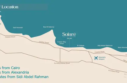 شاليه - 2 غرف نوم - 2 حمامات للبيع في سولاري - راس الحكمة - الساحل الشمالي