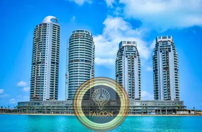 Apartment - 2 Bedrooms - 2 Bathrooms for sale in The Gate Towers - New Alamein City - Al Alamein - North Coast