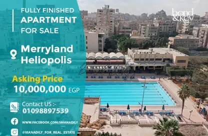Apartment - 3 Bedrooms - 3 Bathrooms for sale in Roxy - Heliopolis - Masr El Gedida - Cairo