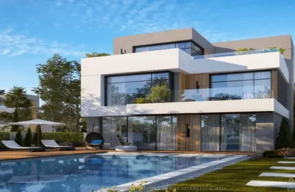 فيلا - 4 غرف نوم - 4 حمامات للبيع في لوجار - مدينة زايد الجديدة - الشيخ زايد - الجيزة