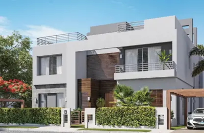 Twin House - 3 Bedrooms - 4 Bathrooms for sale in Palm Parks   Palm Hills - South Dahshur Link - 6 October City - Giza