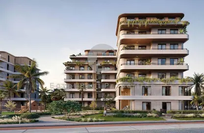 Apartment - 2 Bedrooms - 2 Bathrooms for sale in Crescent Walk - 5th Settlement Compounds - The 5th Settlement - New Cairo City - Cairo