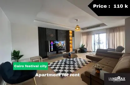 Apartment - 2 Bedrooms - 2 Bathrooms for rent in Cairo Festival City - North Investors Area - New Cairo City - Cairo