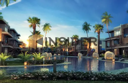 شاليه - 4 غرف نوم - 5 حمامات للبيع في ازها الساحل الشمالي - راس الحكمة - الساحل الشمالي