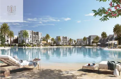 Hotel Apartment - 2 Bedrooms - 2 Bathrooms for sale in Beit Al Bahr - Sidi Heneish - North Coast