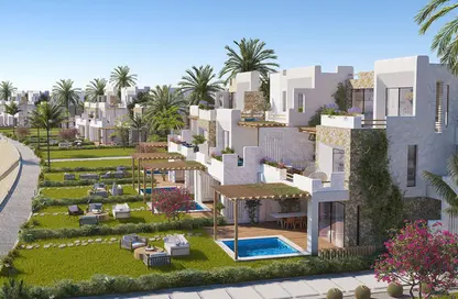Townhouse - 3 Bedrooms - 3 Bathrooms for sale in Ramla Lakeside - Qesm Ad Dabaah - North Coast