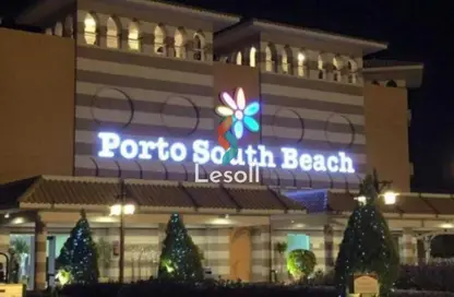 شاليه - غرفة نوم - 1 حمام للبيع في بورتو ساوث بيتش - العين السخنة - السويس