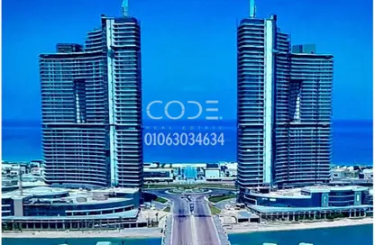 شقة - 2 غرف نوم - 2 حمامات للبيع في ذا جيت تاورز - مدينة العلمين الجديدة - العلمين - الساحل الشمالي