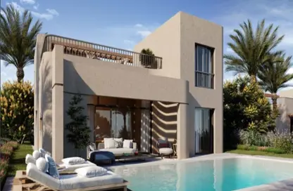 Twin House - 3 Bedrooms - 4 Bathrooms for sale in Mangroovy Residence - Al Gouna - Hurghada - Red Sea