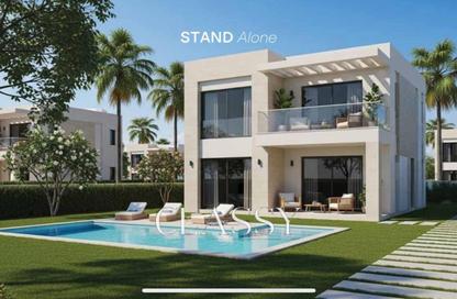 Villa - 4 Bedrooms - 4 Bathrooms for sale in Waslet Dahshur Road - Green Belt - 6 October City - Giza