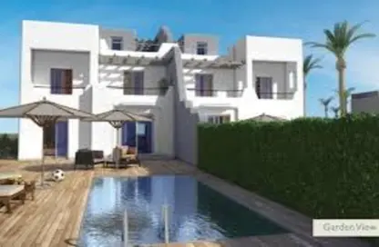 Townhouse - 2 Bedrooms - 2 Bathrooms for sale in Mangroovy Residence - Al Gouna - Hurghada - Red Sea