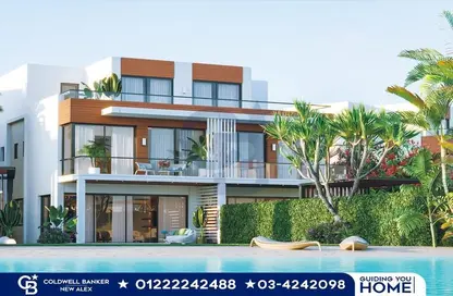 Townhouse - 3 Bedrooms - 4 Bathrooms for sale in Azzar Islands - Qesm Ad Dabaah - North Coast