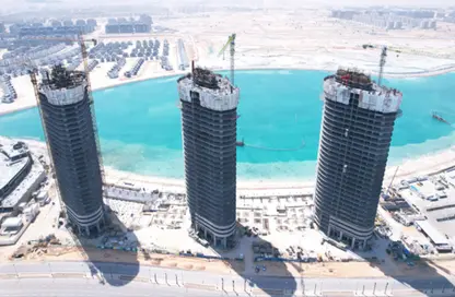 شقة - غرفة نوم - 1 حمام للبيع في نورث ايدج تاورز - مدينة العلمين الجديدة - العلمين - الساحل الشمالي