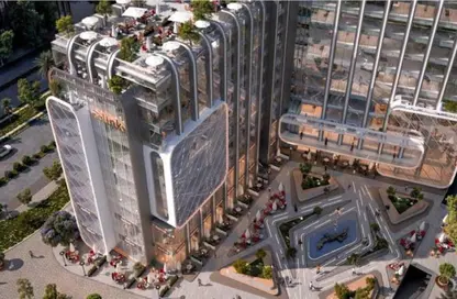 Retail - Studio - 2 Bathrooms for sale in 6ixty iconic tower - Financial District - New Capital City - Cairo