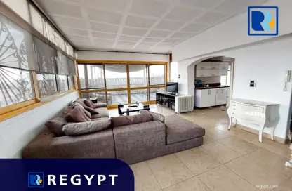 Roof - 1 Bedroom - 1 Bathroom for rent in Degla Square - Degla - Hay El Maadi - Cairo