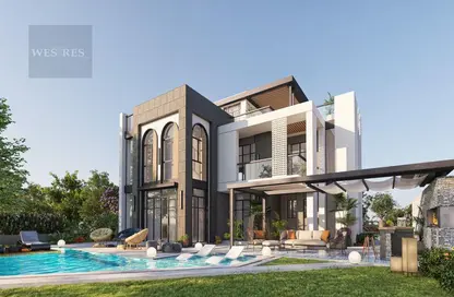 تاون هاوس - 4 غرف نوم - 4 حمامات للبيع في ذا 8 - مدينة زايد الجديدة - الشيخ زايد - الجيزة