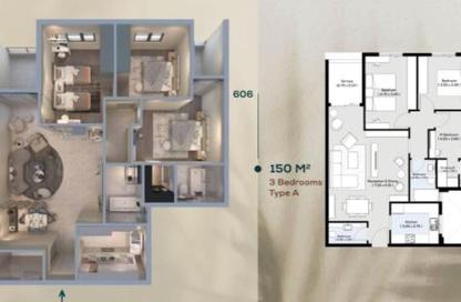 Apartment - 3 Bedrooms - 2 Bathrooms for sale in New Capital City - Cairo