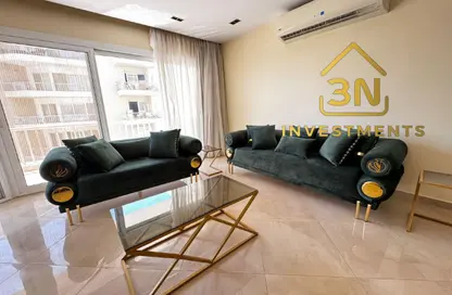 شقة - 2 غرف نوم - 2 حمامات للايجار في جاردن ريزدنس - مدينة القاهرة الجديدة - القاهرة