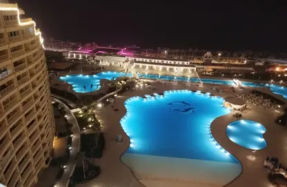 Chalet - 2 Bedrooms - 2 Bathrooms for rent in Pyramids - Porto Sokhna - Al Ain Al Sokhna - Suez