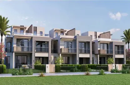 Townhouse - 4 Bedrooms - 4 Bathrooms for sale in Garden Lakes - 6 October Compounds - 6 October City - Giza
