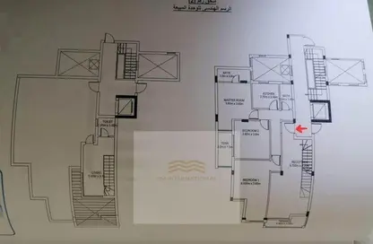 (بنتهاوس  (روف - 3 غرف نوم - 2 حمامات للبيع في فيفث سكوير - المستثمرين الشمالية - مدينة القاهرة الجديدة - القاهرة