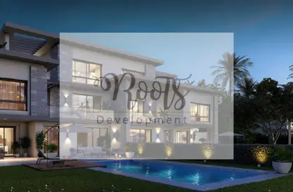 Twin House - 4 Bedrooms - 5 Bathrooms for sale in Swan Lake Residence - 5th Settlement Compounds - The 5th Settlement - New Cairo City - Cairo