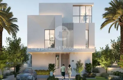 Villa - 3 Bedrooms - 3 Bathrooms for sale in Eden - Cairo Gate - Sheikh Zayed Compounds - Sheikh Zayed City - Giza Villa - 3 Bedrooms - 3 Bathrooms for sale in Eden - Cairo Gate - Sheikh Zayed Compounds - Sheikh Zayed City - Giza