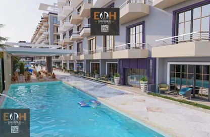 Apartment - 2 Bedrooms - 1 Bathroom for sale in Al Ahyaa District - Hurghada - Red Sea