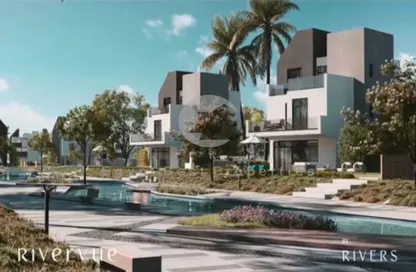 Villa - 3 Bedrooms - 4 Bathrooms for sale in Rivers - New Zayed City - Sheikh Zayed City - Giza