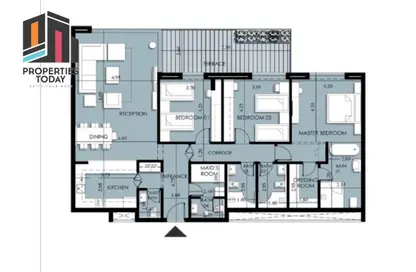 Apartment - 3 Bedrooms - 3 Bathrooms for sale in Arkan Palm 205 - Sheikh Zayed Compounds - Sheikh Zayed City - Giza